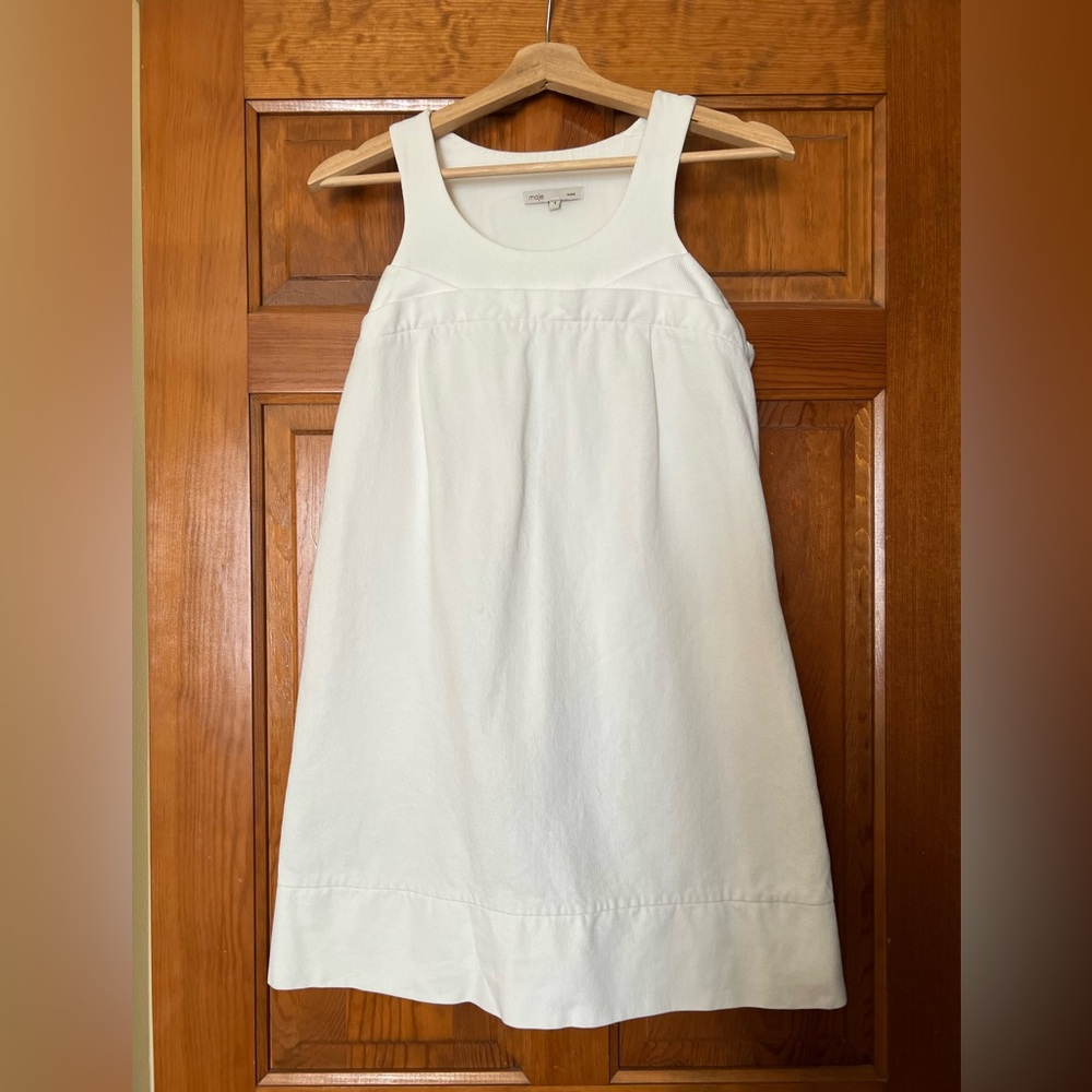 Maje Paris White Cotton Mini Tennis Dress w/Pockets – Vintage 2000s Size 1